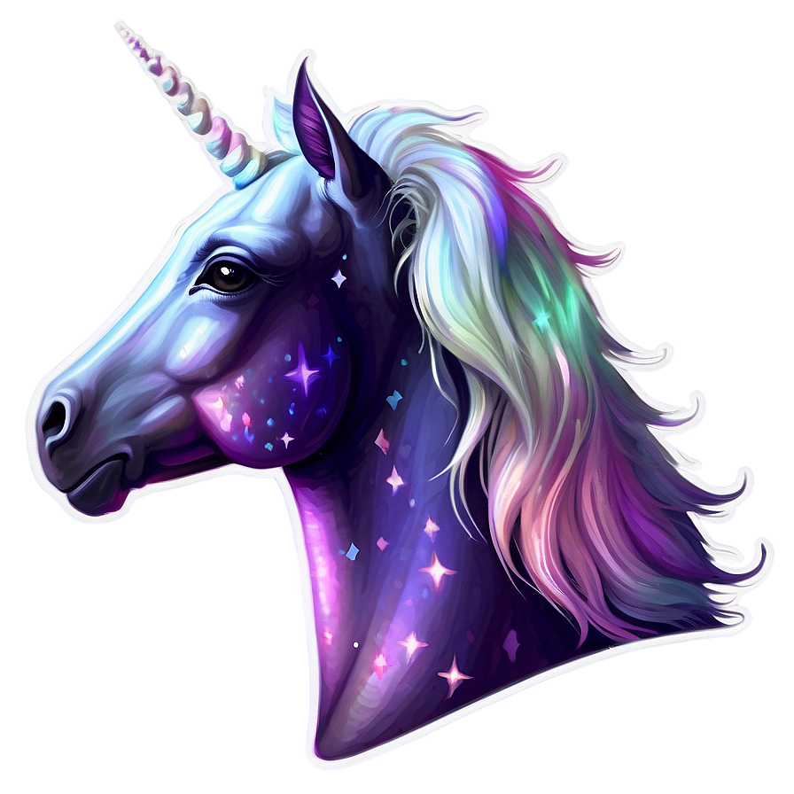 Magical Unicorn Stickers Png 06272024 PNG image