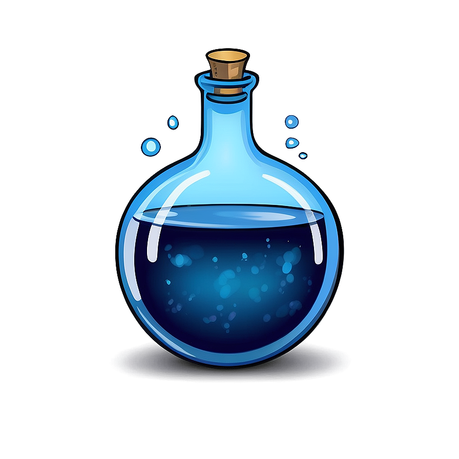 Magical Water Potion Cartoon Png 42 PNG image