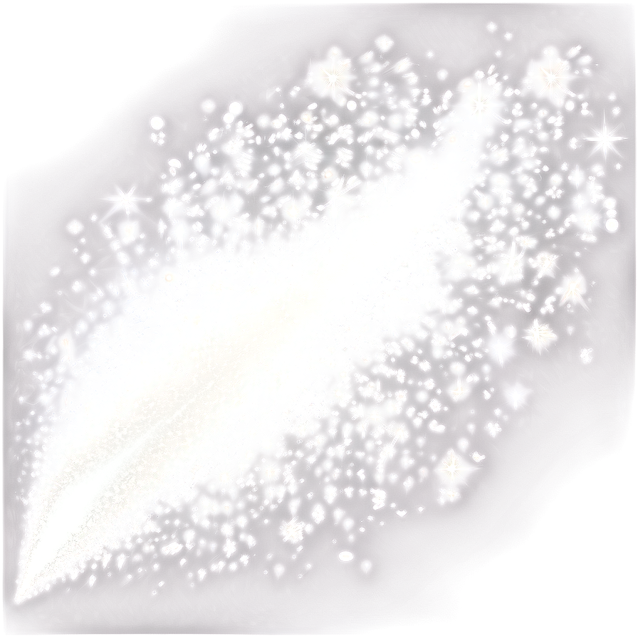 Magical White Glitter Burst Png 6 PNG image