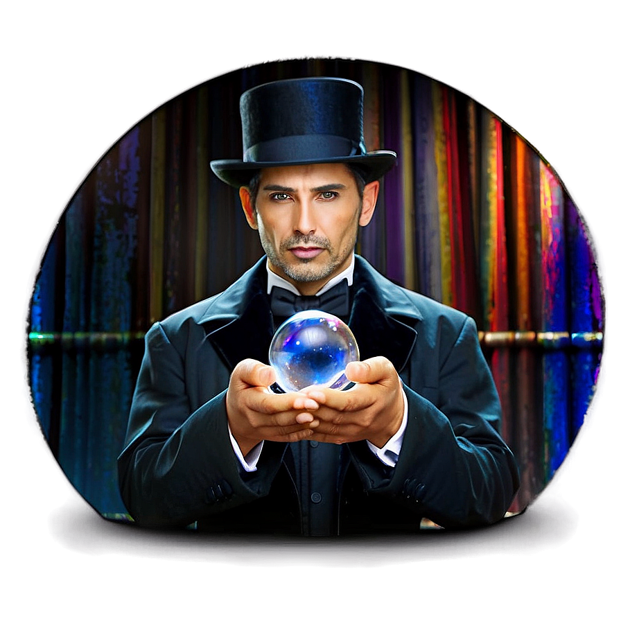 Magician With Crystal Ball Png 78 PNG image