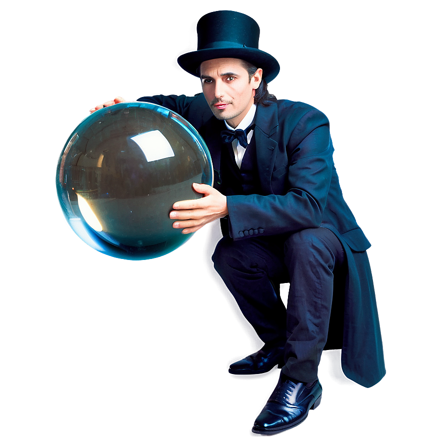 Magician With Crystal Ball Png Quq40 PNG image