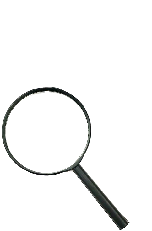 Magnifying Glass Detective Tool PNG image