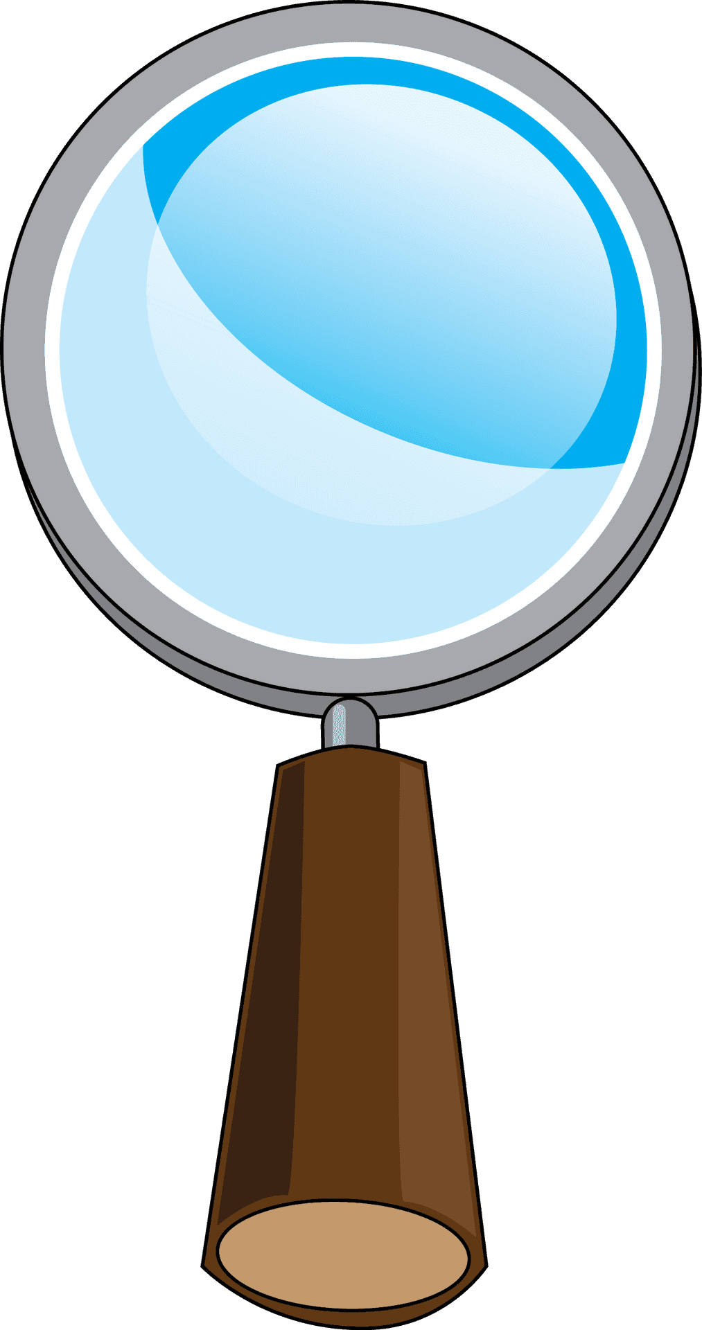 Magnifying Glass Vector Illustration PNG image