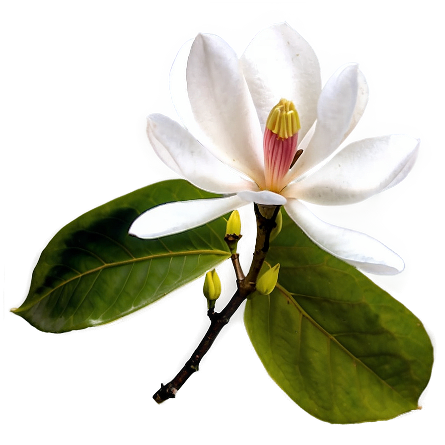 Magnolia Flower In Bloom Png Cts75 PNG image