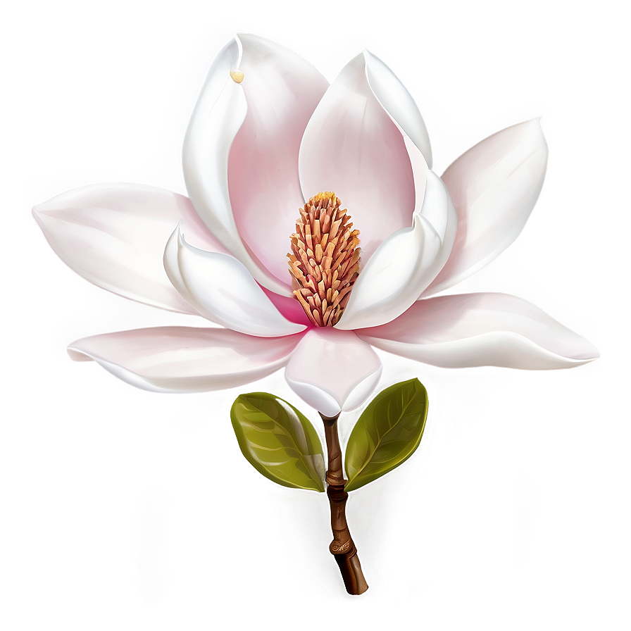 Magnolia Flower Symbol Png Ffa74 PNG image