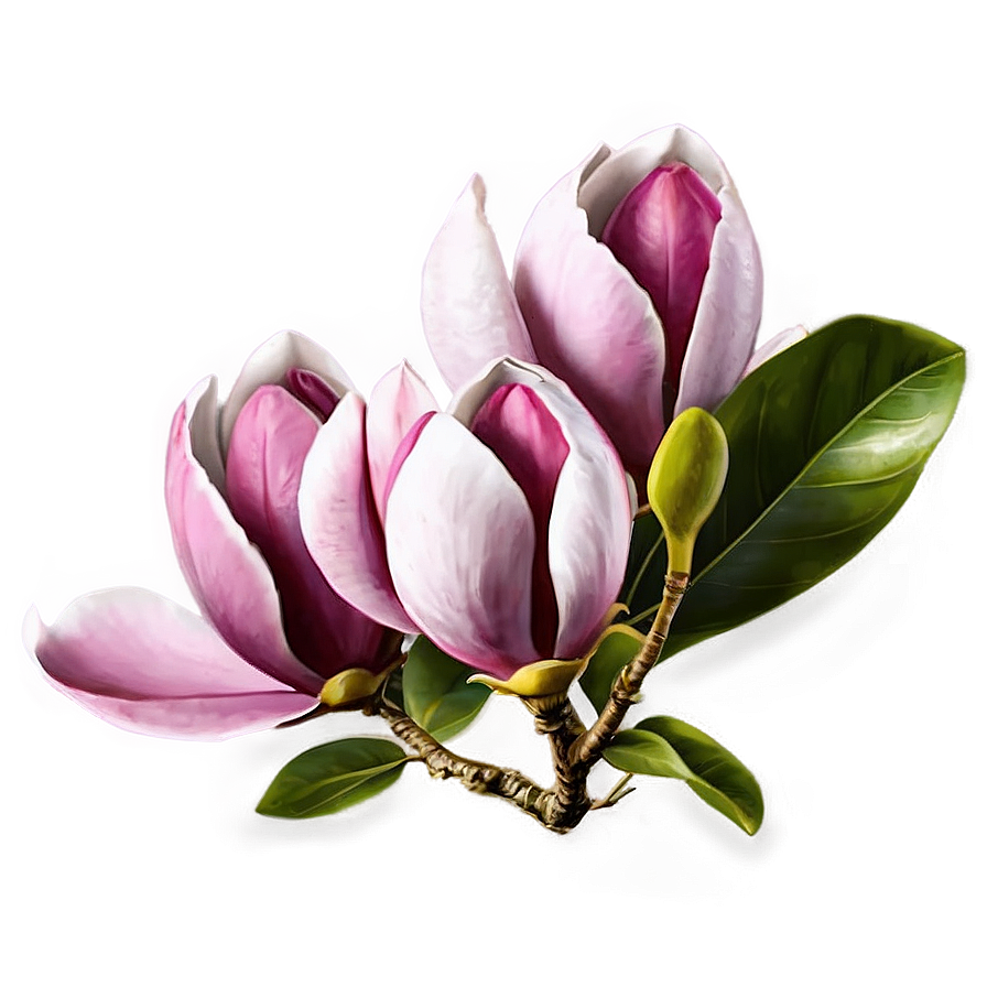 Magnolia Flower Transparent Png Pmj PNG image