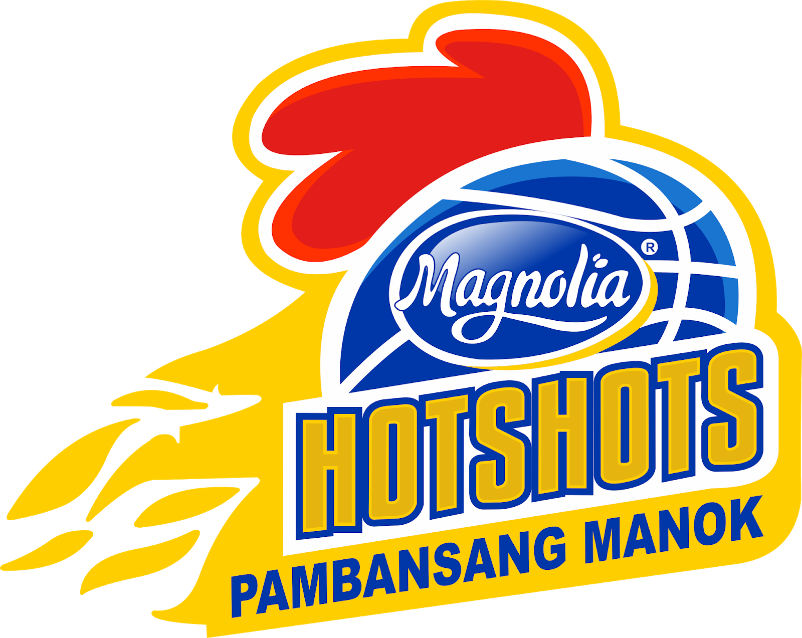 Magnolia Hotshots Basketball Team Logo PNG image