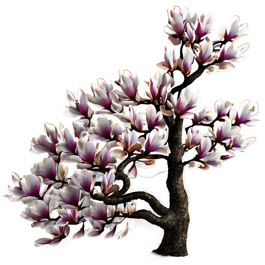 Magnolia Tree In Autumn Png 06212024 PNG image