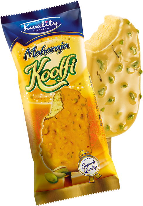 Maharaja Kulfi Ice Cream Packaging PNG image