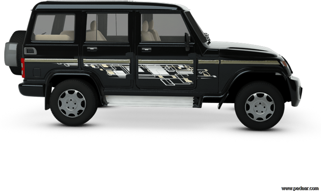 Mahindra Bolero Side View PNG image