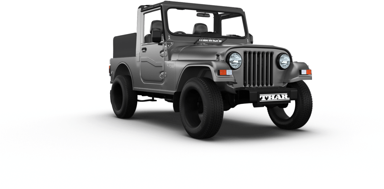 Mahindra Thar Offroad Vehicle PNG image