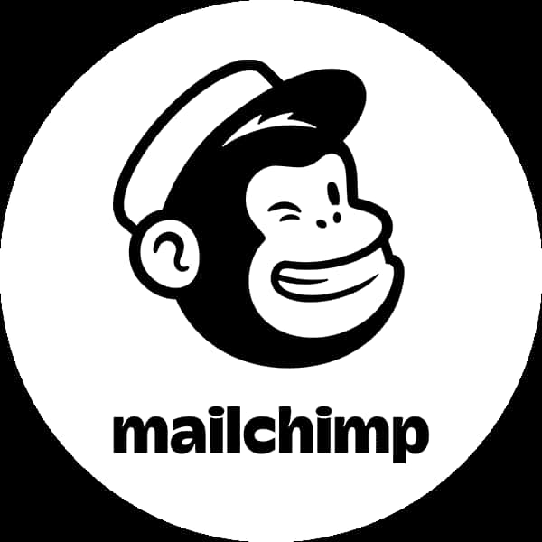 Mailchimp Logo Blackand White PNG image