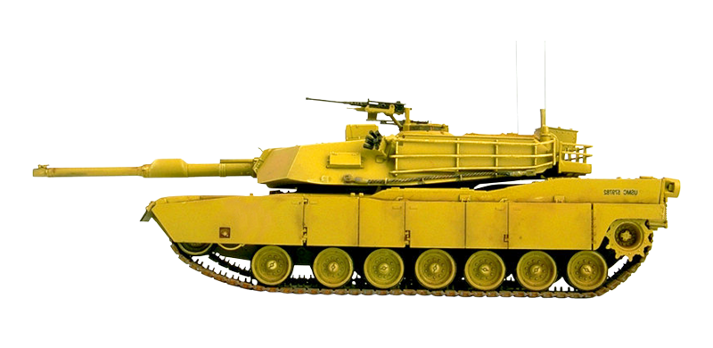 Main Battle Tank Side View PNG image