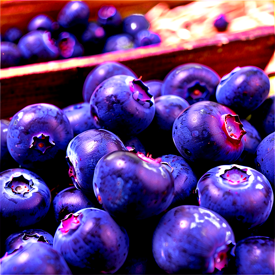 Maine Blueberry Harvest Png 06202024 PNG image