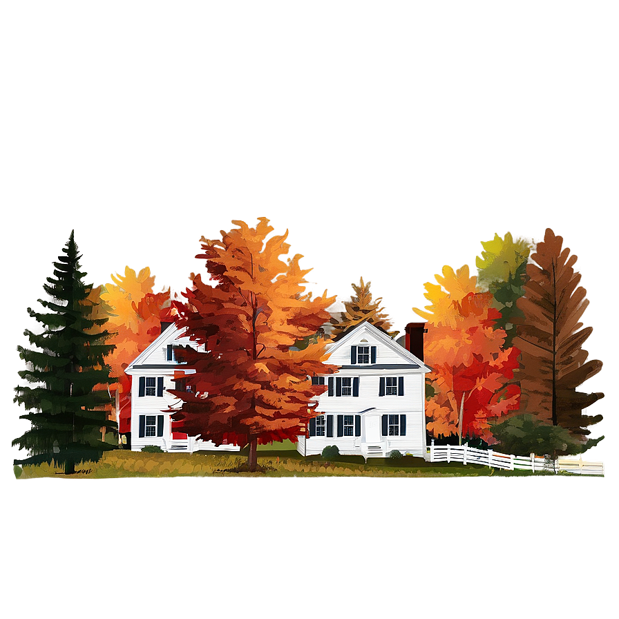 Maine Fall Foliage Splendor Png Jbn63 PNG image