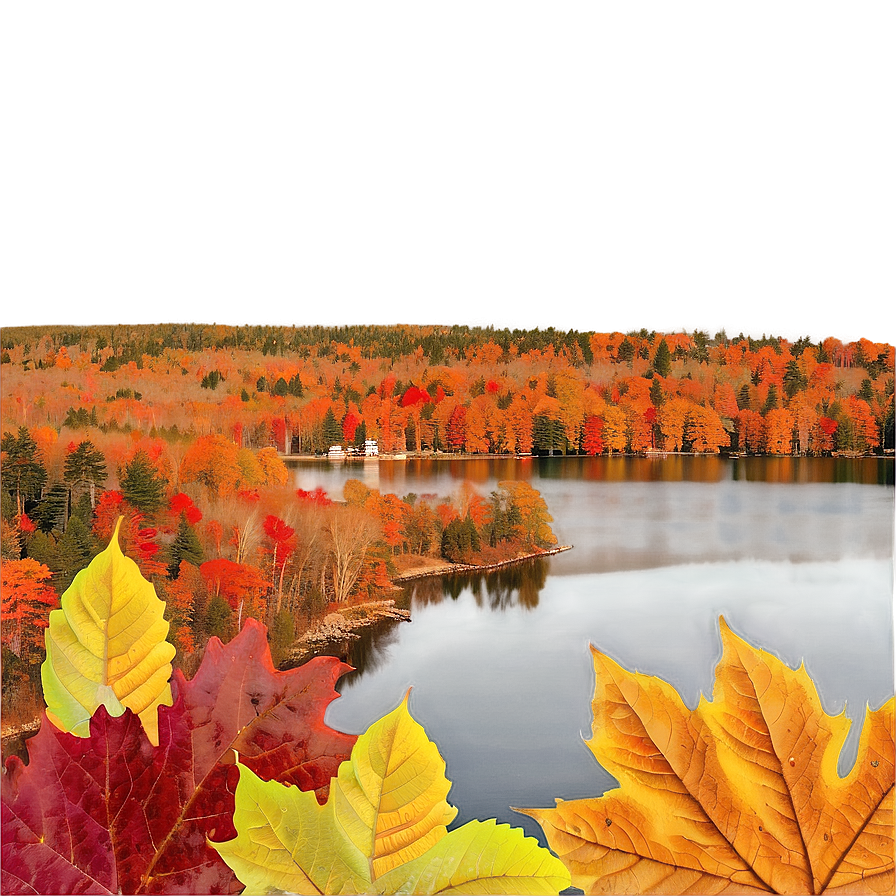 Maine's Colorful Autumn Leaves Png 06202024 PNG image