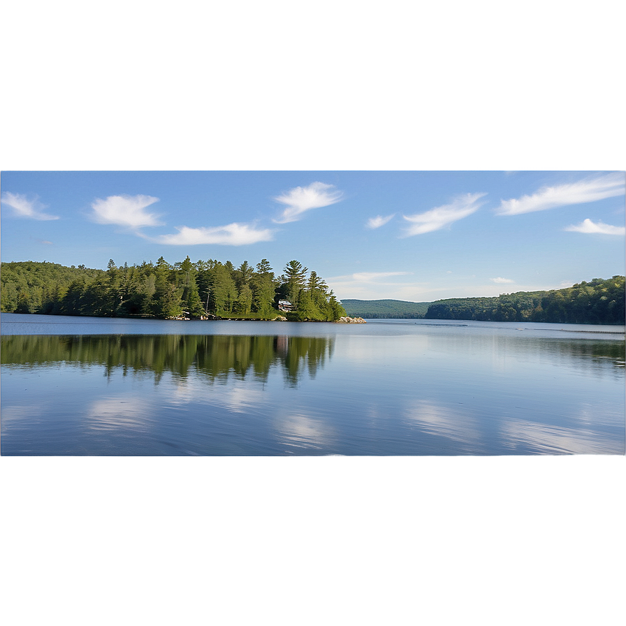 Maine's Peaceful Lakes Png 06202024 PNG image