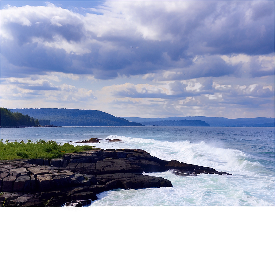 Maine's Spectacular Coastline Png Ppt8 PNG image