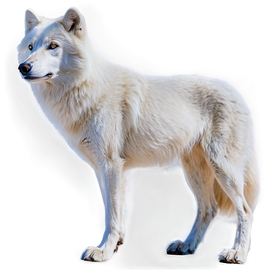 Majestic Arctic Wolf Png 06292024 PNG image