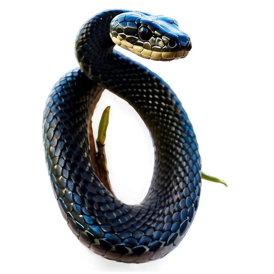 Majestic Black Snake Png 89 PNG image