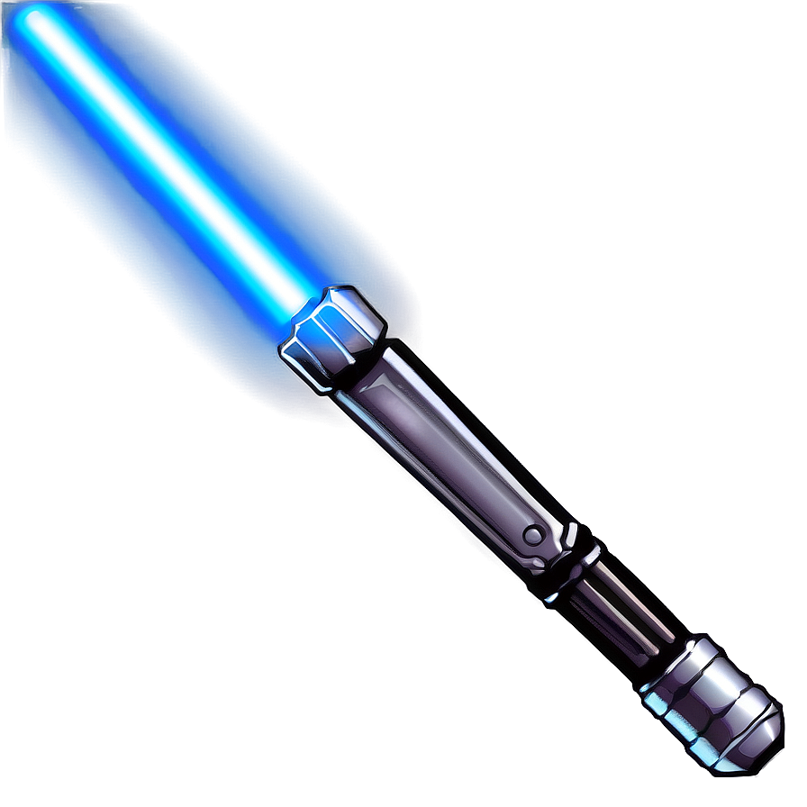 Majestic Blue Lightsaber Png 06262024 PNG image