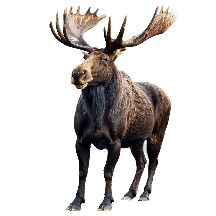 Majestic Bull Moose Png 05242024 PNG image