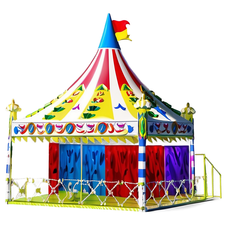 Majestic Carnival Tent Representation Png 06282024 PNG image