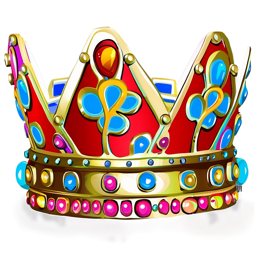 Majestic Cartoon Crown Png 06132024 PNG image