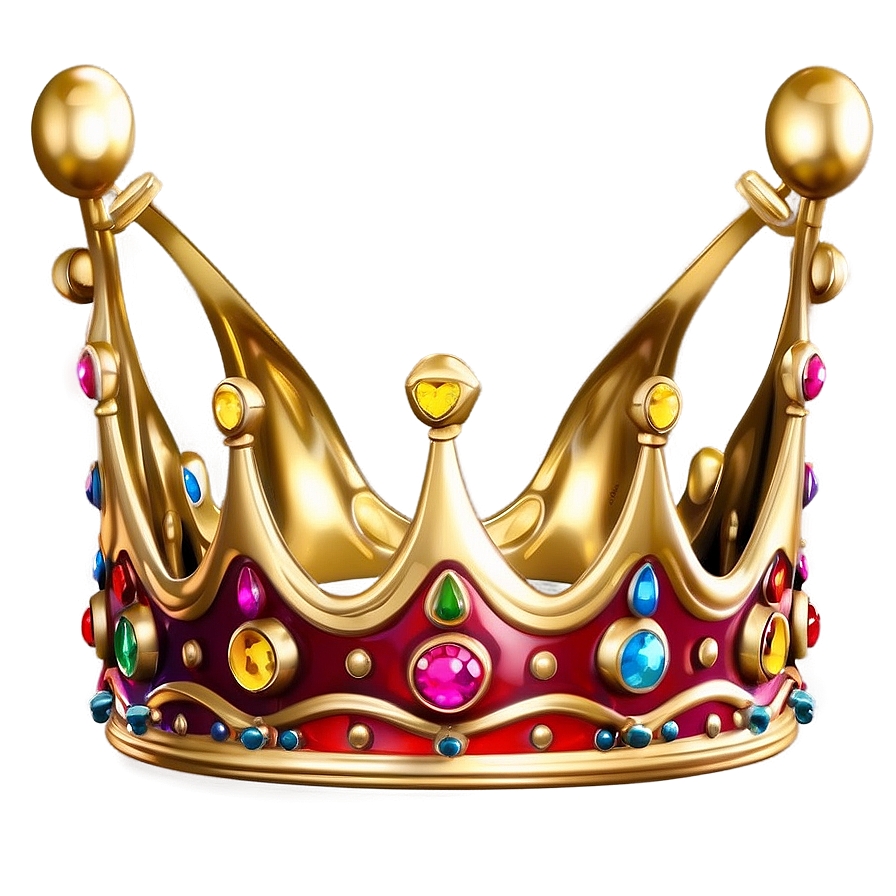 Majestic Cartoon Crown Png 48 PNG image