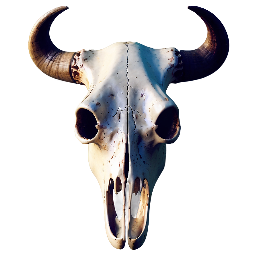 Majestic Cow Skull Png Tor PNG image