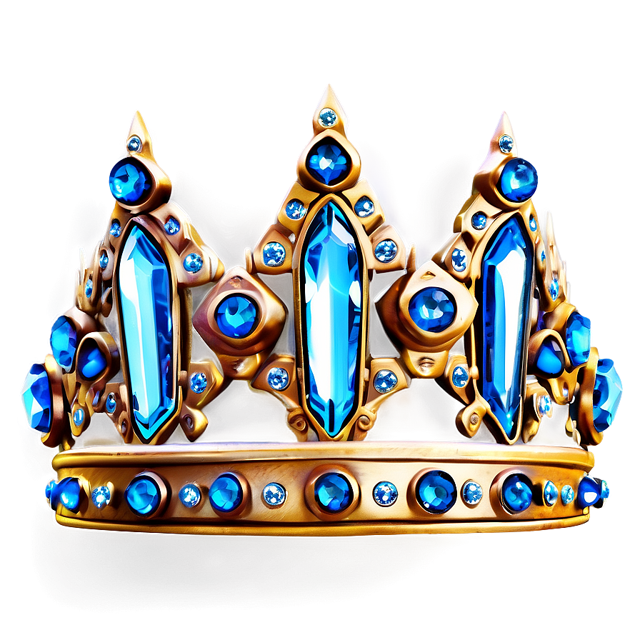 Majestic Crystal Crown Png Dja82 PNG image