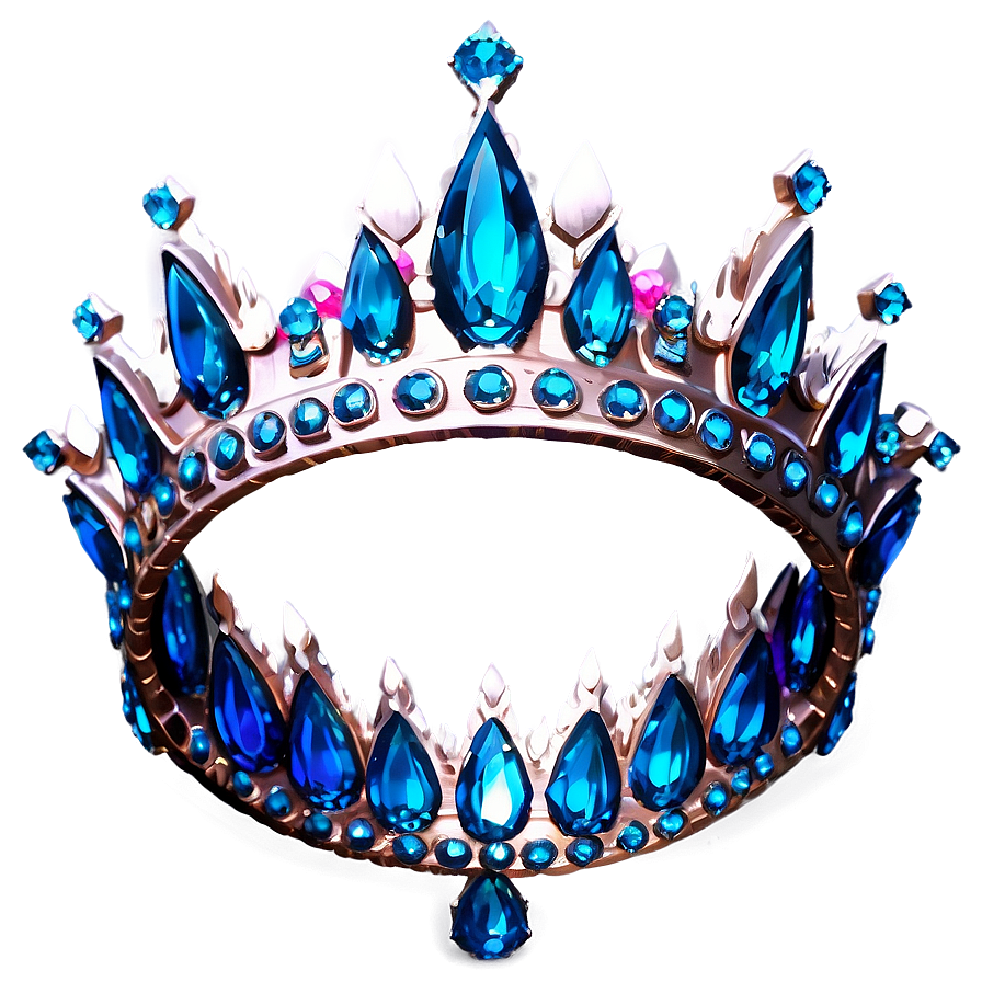 Majestic Crystal Crown Png Yhw95 PNG image