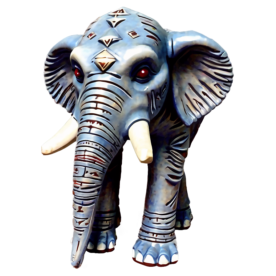 Majestic Elephant Statue Png 05032024 PNG image