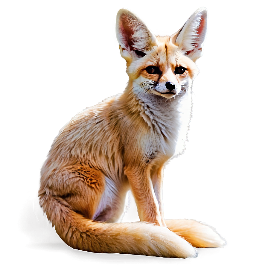 Majestic Fennec Fox Standing Png 33 PNG image