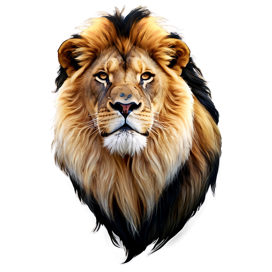 Majestic Lion Portrait Png 06122024 PNG image