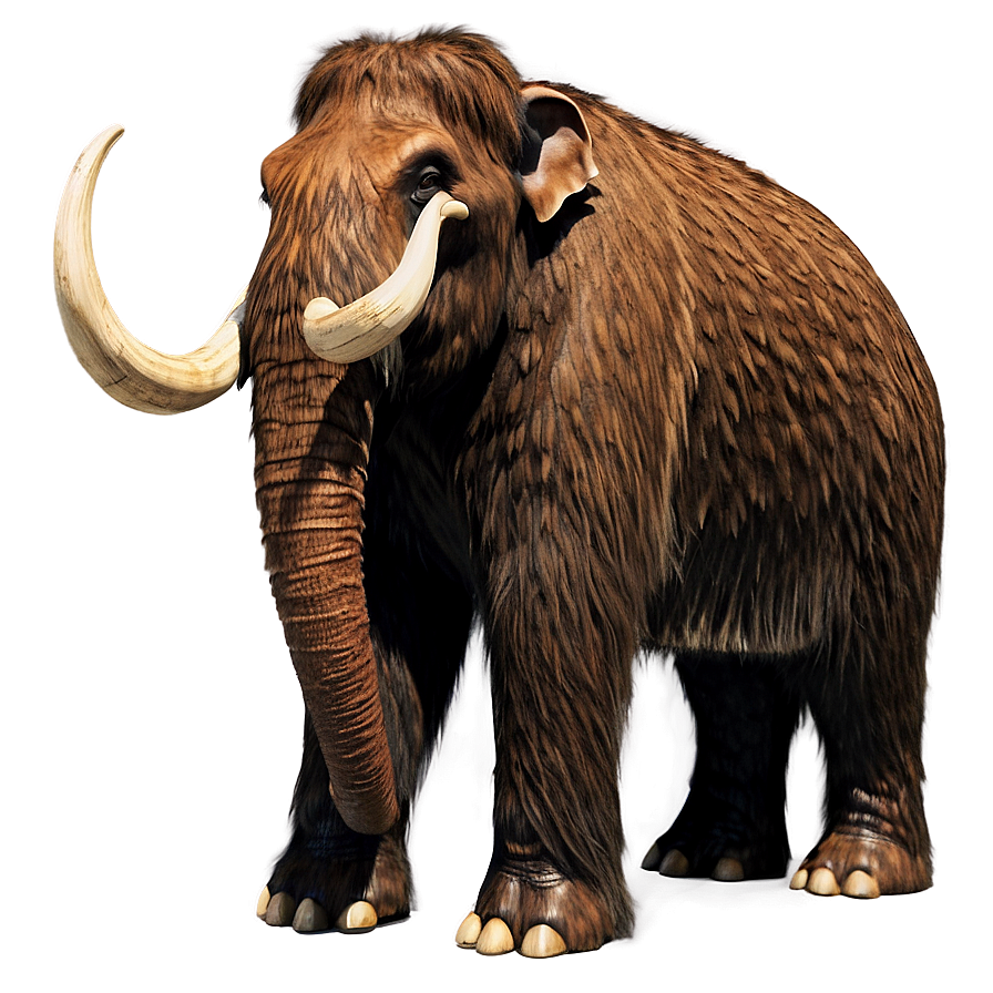 Majestic Mammoth Standing Png Fmw71 PNG image