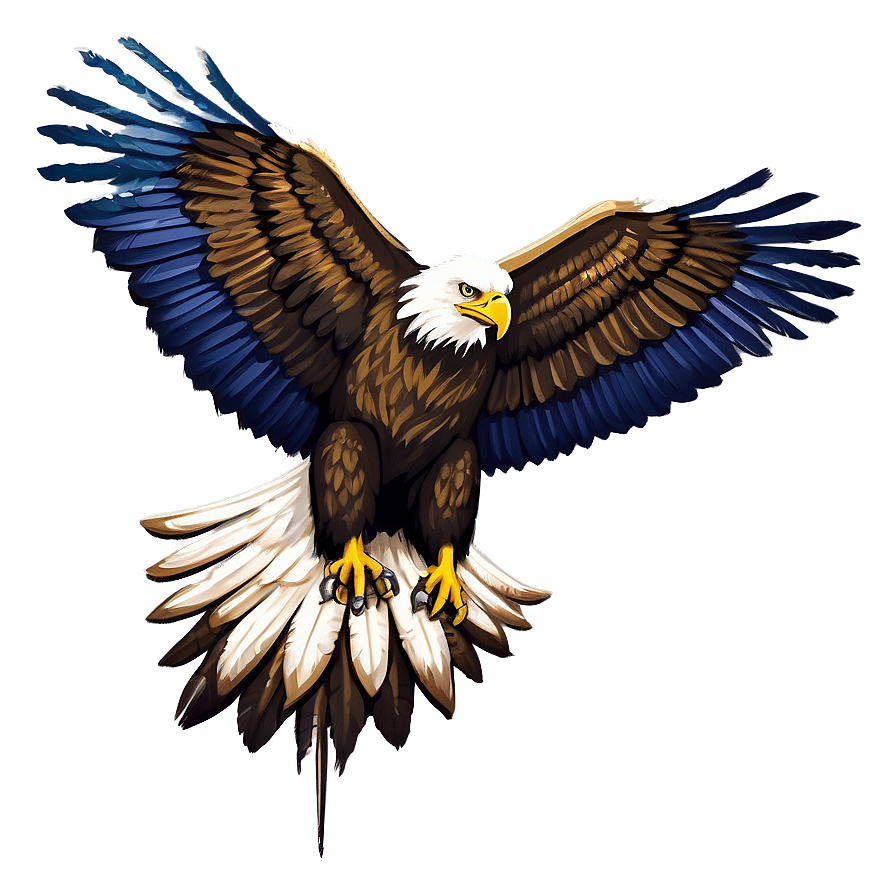 Majestic Mexico Eagle Artwork Png 06212024 PNG image