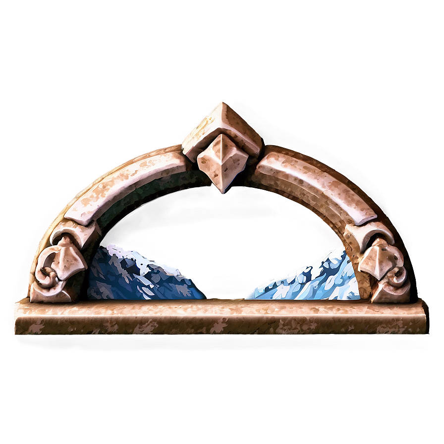 Majestic Mountain Arc Png Jhq PNG image