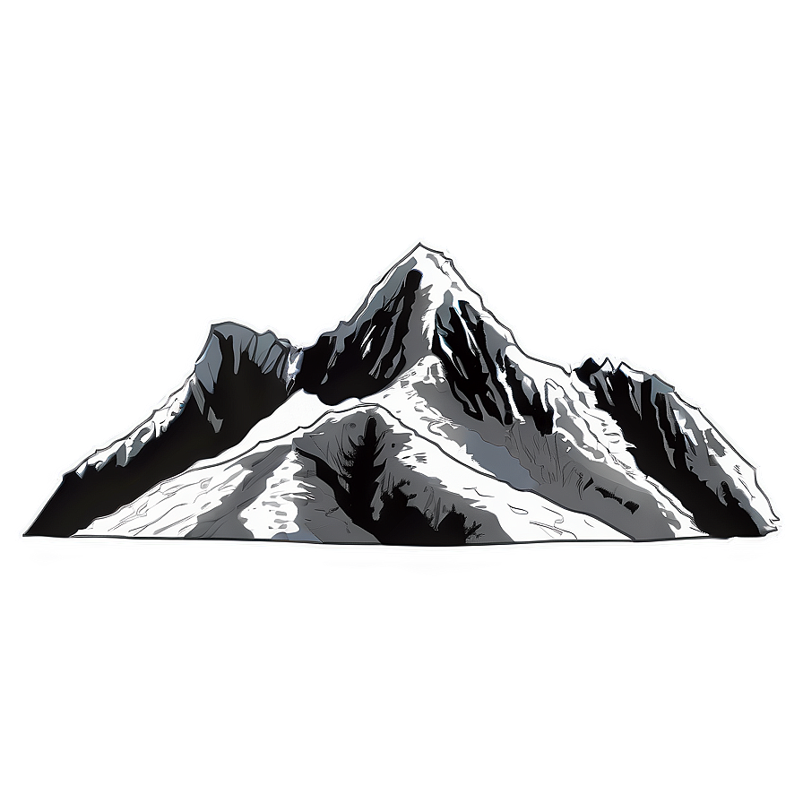 Majestic Mountain Peaks Png Igy PNG image