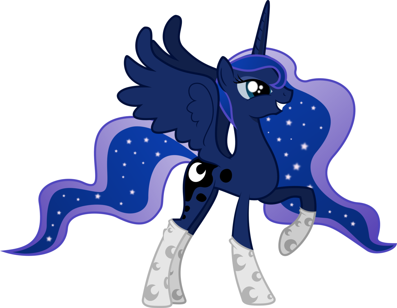 Majestic Night Pony Princess PNG image