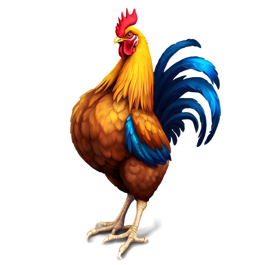 Majestic Rooster Pose Png Tgh15 PNG image