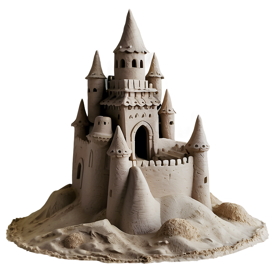 Majestic Sandcastle Png 06212024 PNG image