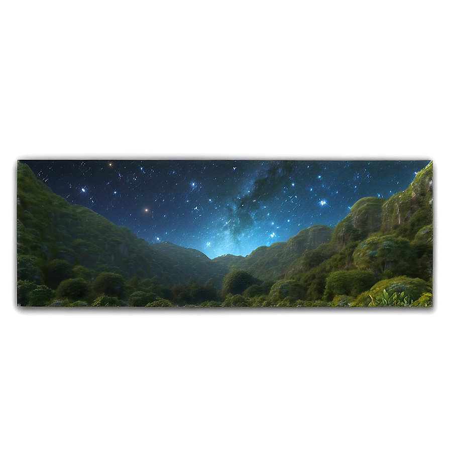 Majestic Stardust Landscape Png Gux PNG image