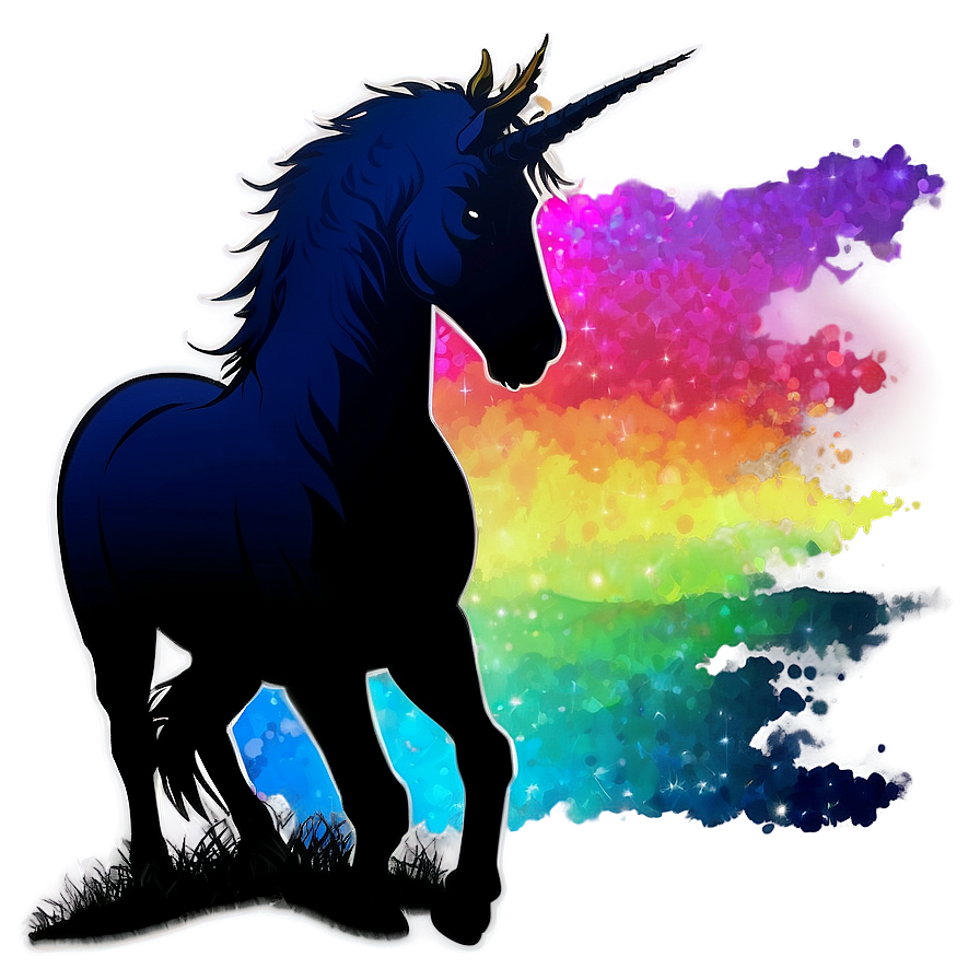 Majestic Unicorn Silhouette Png Eul53 PNG image