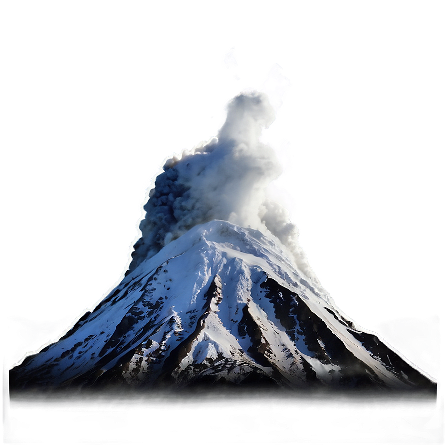 Majestic Volcano Peak Png Bdh5 PNG image