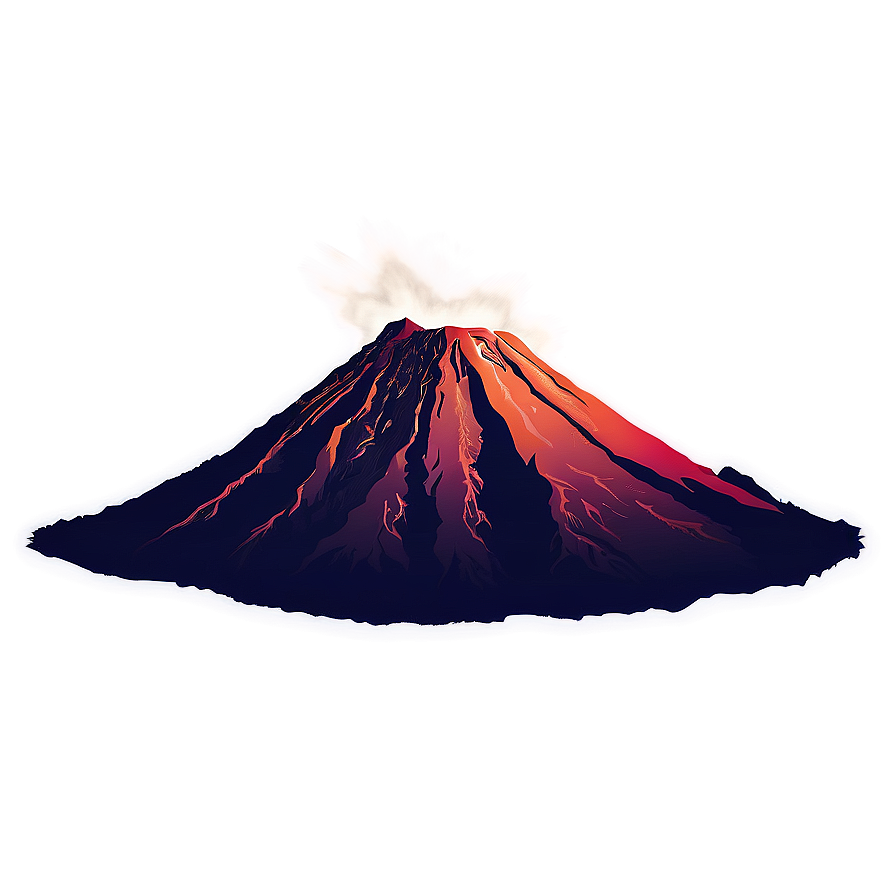 Majestic Volcano Peak Png Rfs PNG image