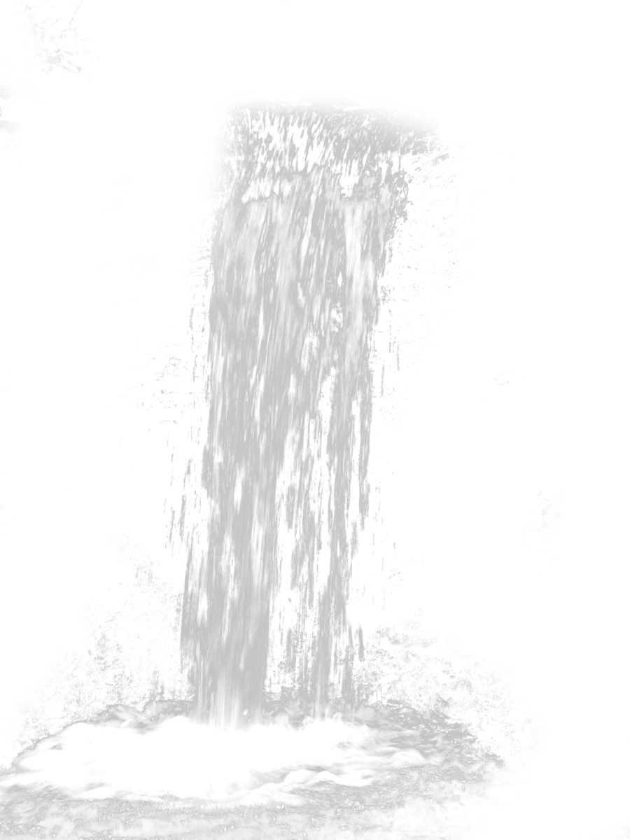 Majestic Waterfall Cascade PNG image