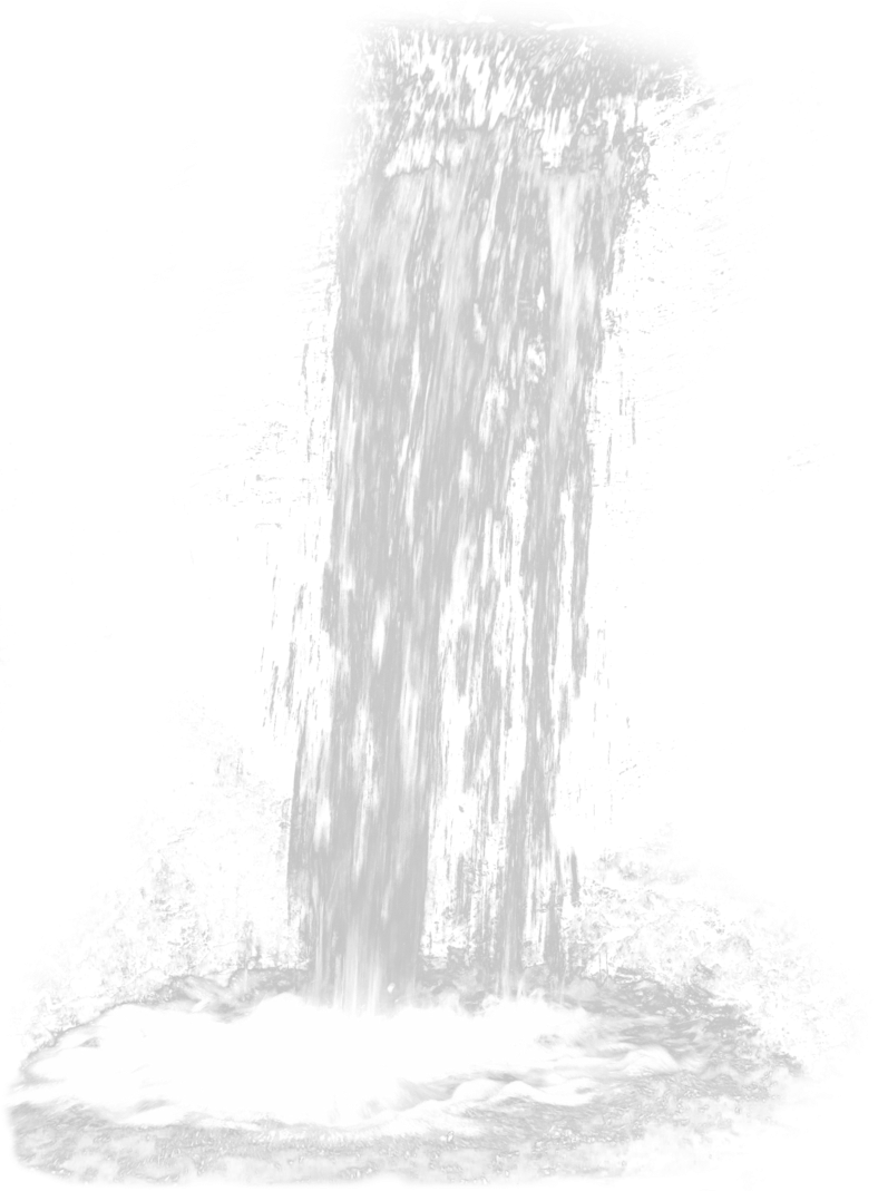 Majestic Waterfall Illustration PNG image