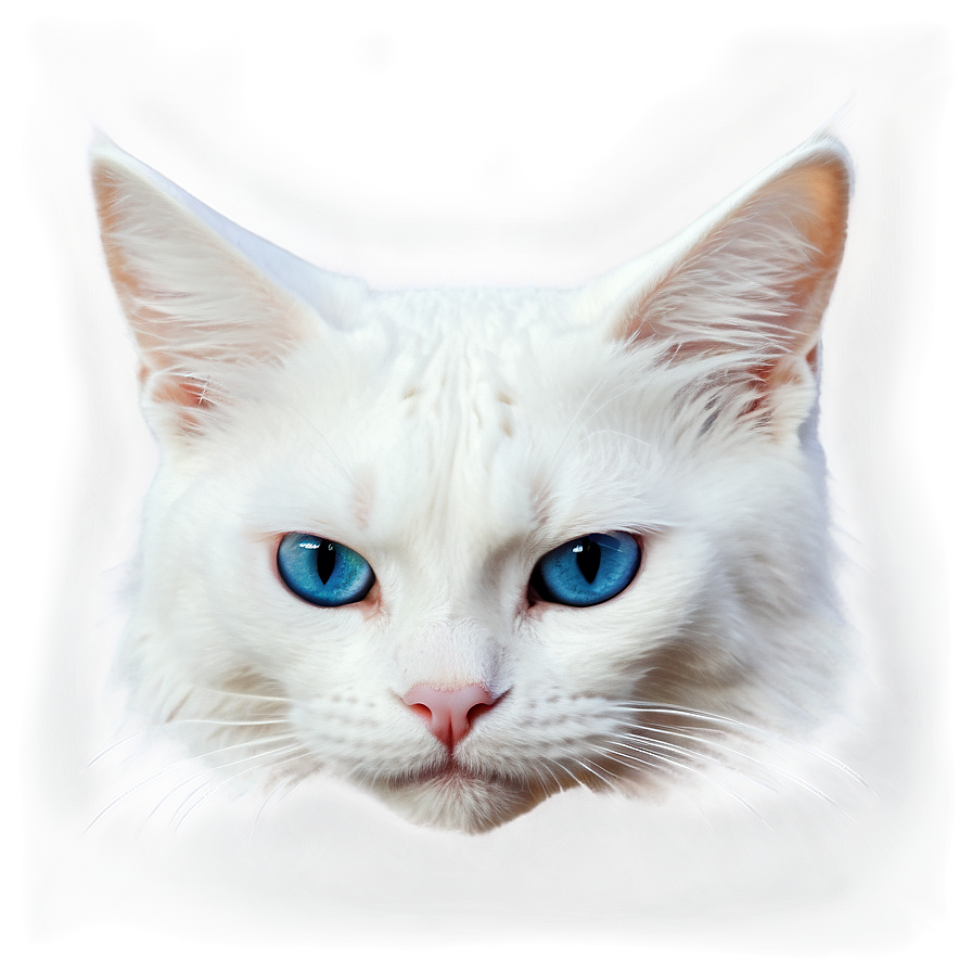 Majestic White Cat Png B PNG image