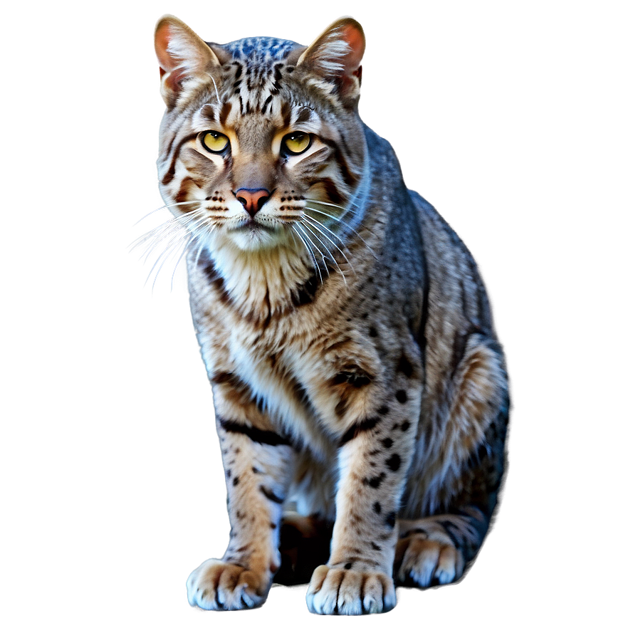 Majestic Wildcat Artwork Png 06132024 PNG image